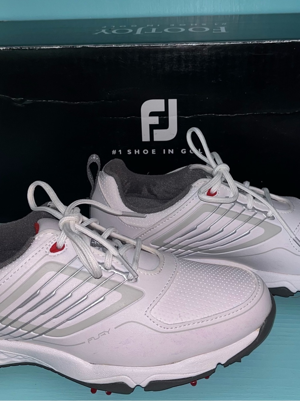 FootJoy Fury Junior Golf Shoes Size 3M - New in Box - Picture 6 of 8